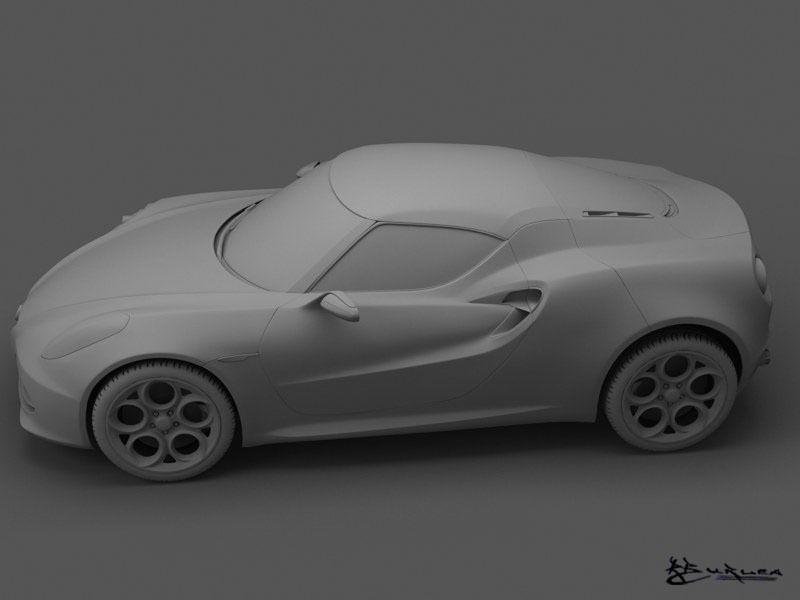 Alfa Romeo 4C Concept 2011 3D model_5