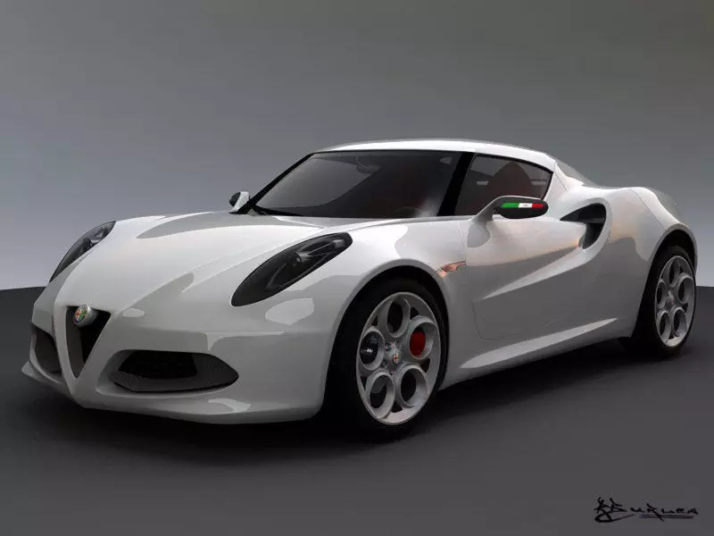 Alfa Romeo 4C Concept 2011 3D model_0