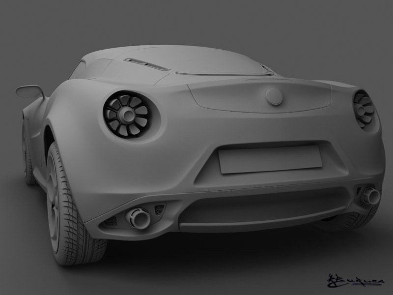 Alfa Romeo 4C Concept 2011 3D model_6