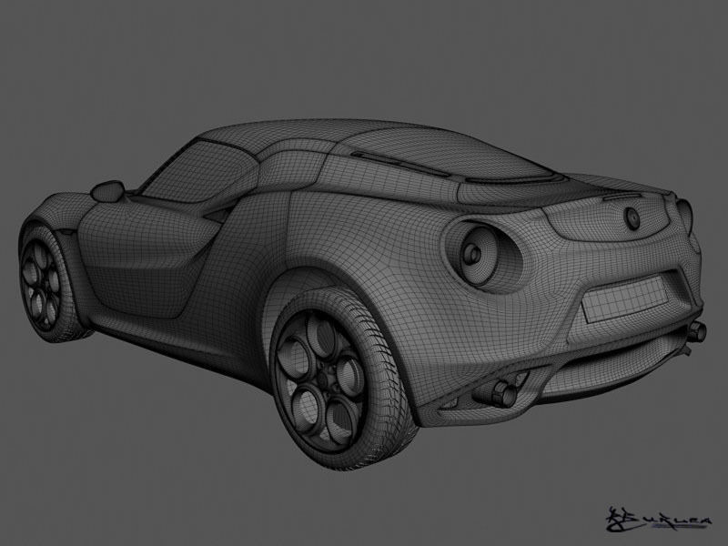 Alfa Romeo 4C Concept 2011 3D model_10