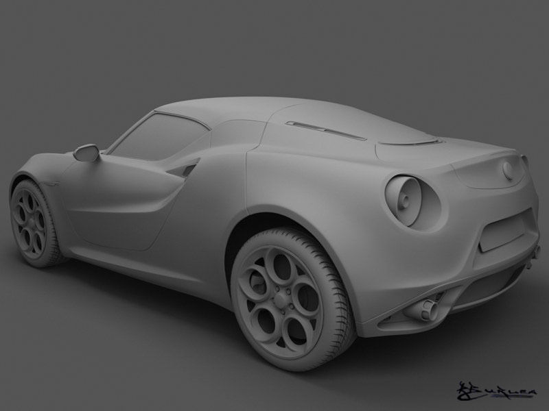 Alfa Romeo 4C Concept 2011 3D model_7