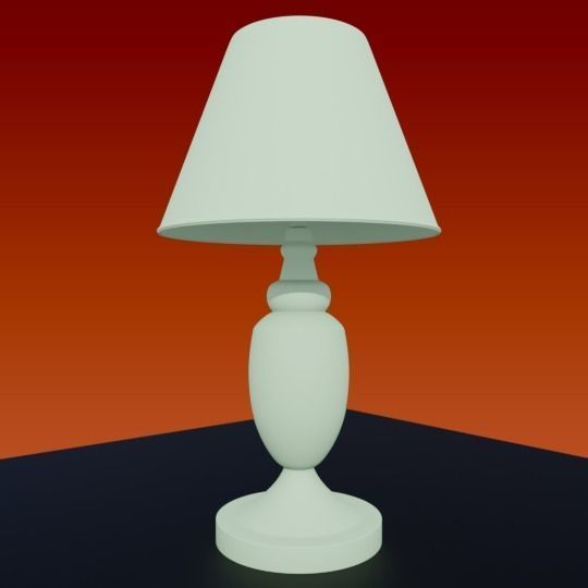 Table Lamp Free 3D model_1