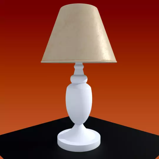 Table Lamp Free 3D model_0