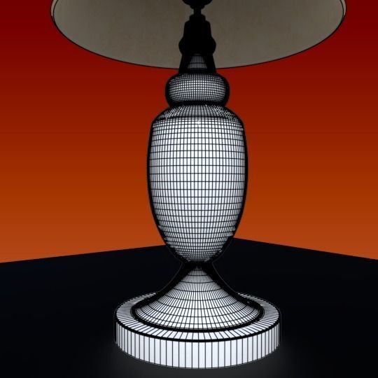 Table Lamp Free 3D model_5