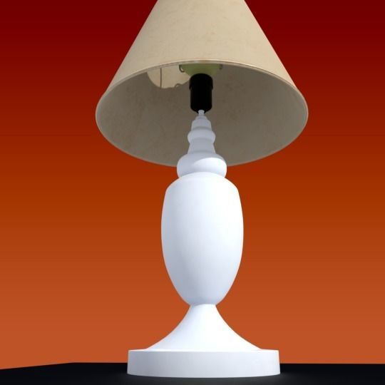 Table Lamp Free 3D model_2