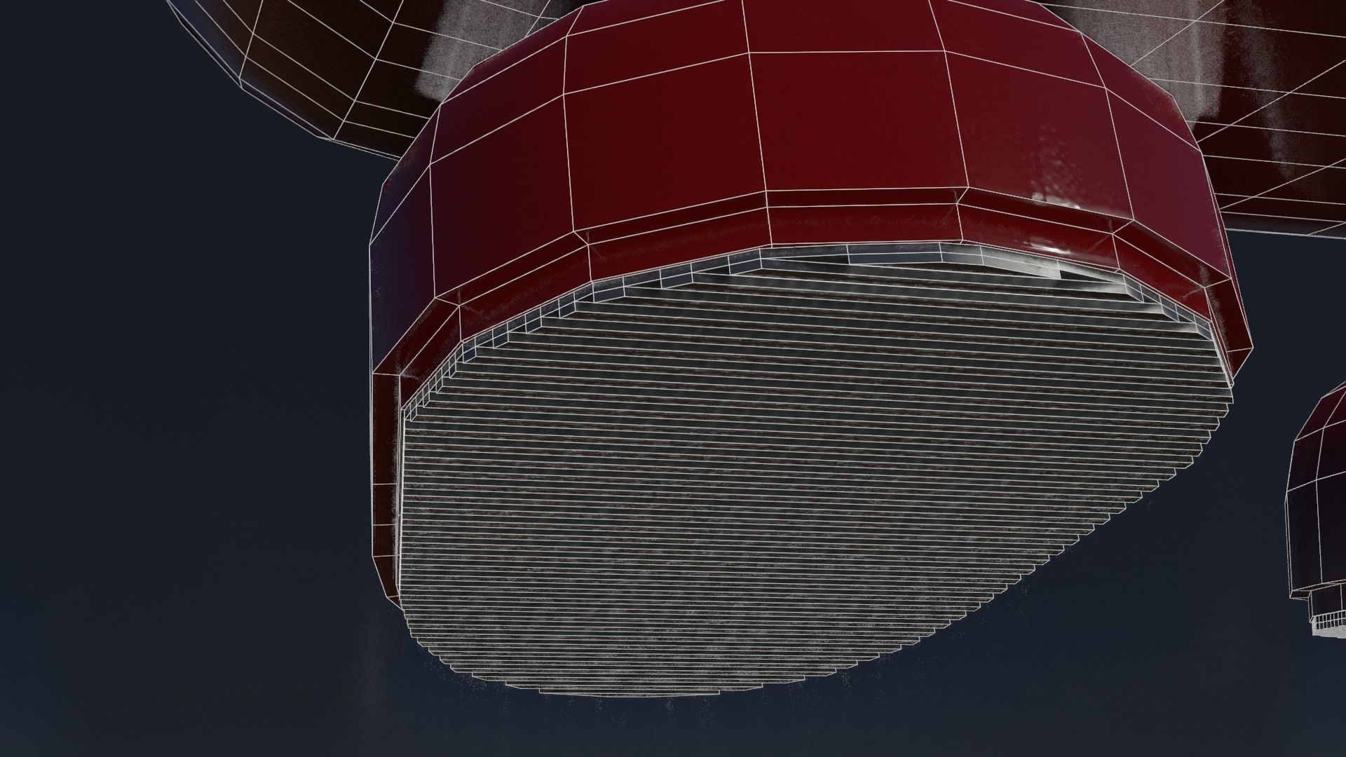 Cartoon Small Futuristic Robot Low-poly 3D model_18