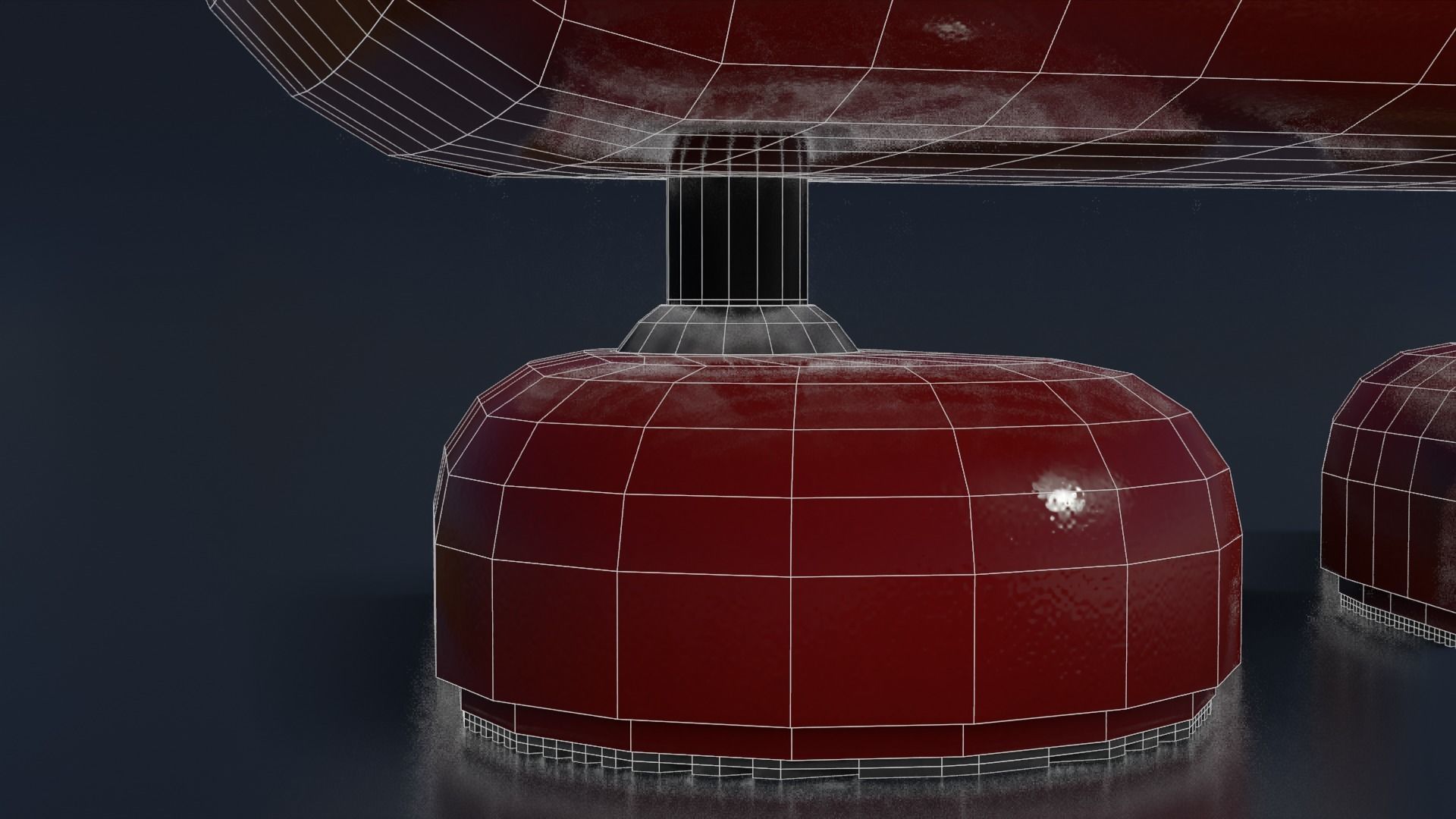 Cartoon Small Futuristic Robot Low-poly 3D model_17