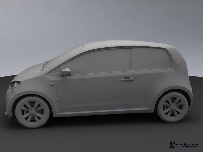 Skoda Citigo 3 doors 2012 3D model_7