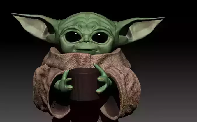 The Child - Baby Yoda - CGI and 3D PRINT