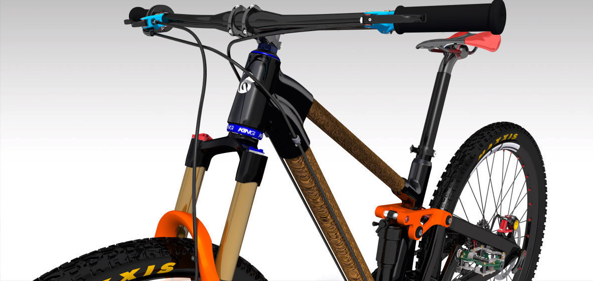 Frame MTB Full Suspension 3D model_10