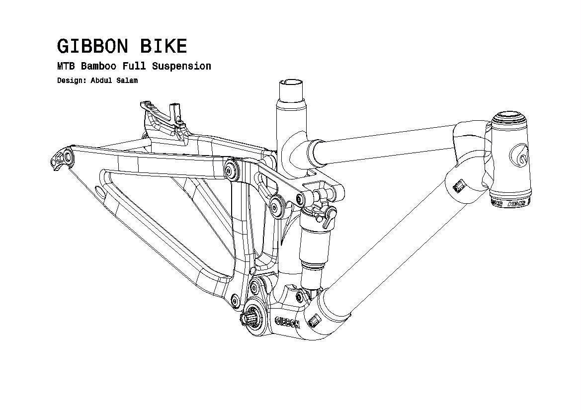 Frame MTB Full Suspension 3D model_12