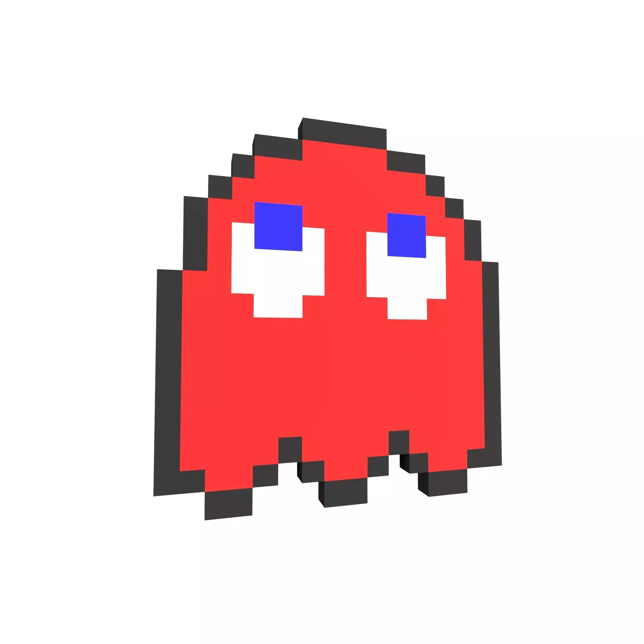 Pixel Blinky v1 003 Low-poly 3D model_0