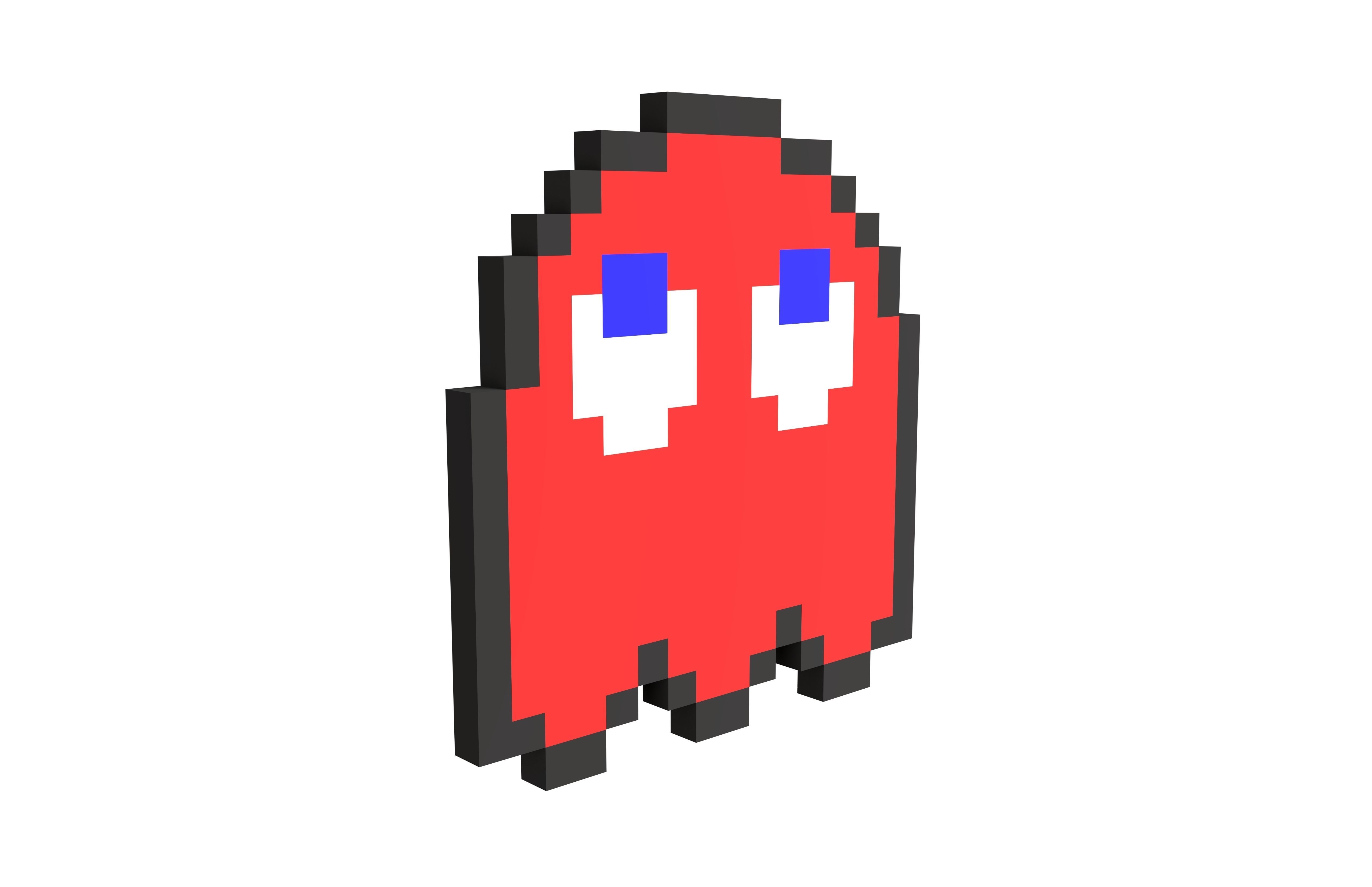 Pixel Blinky v1 003 Low-poly 3D model_3