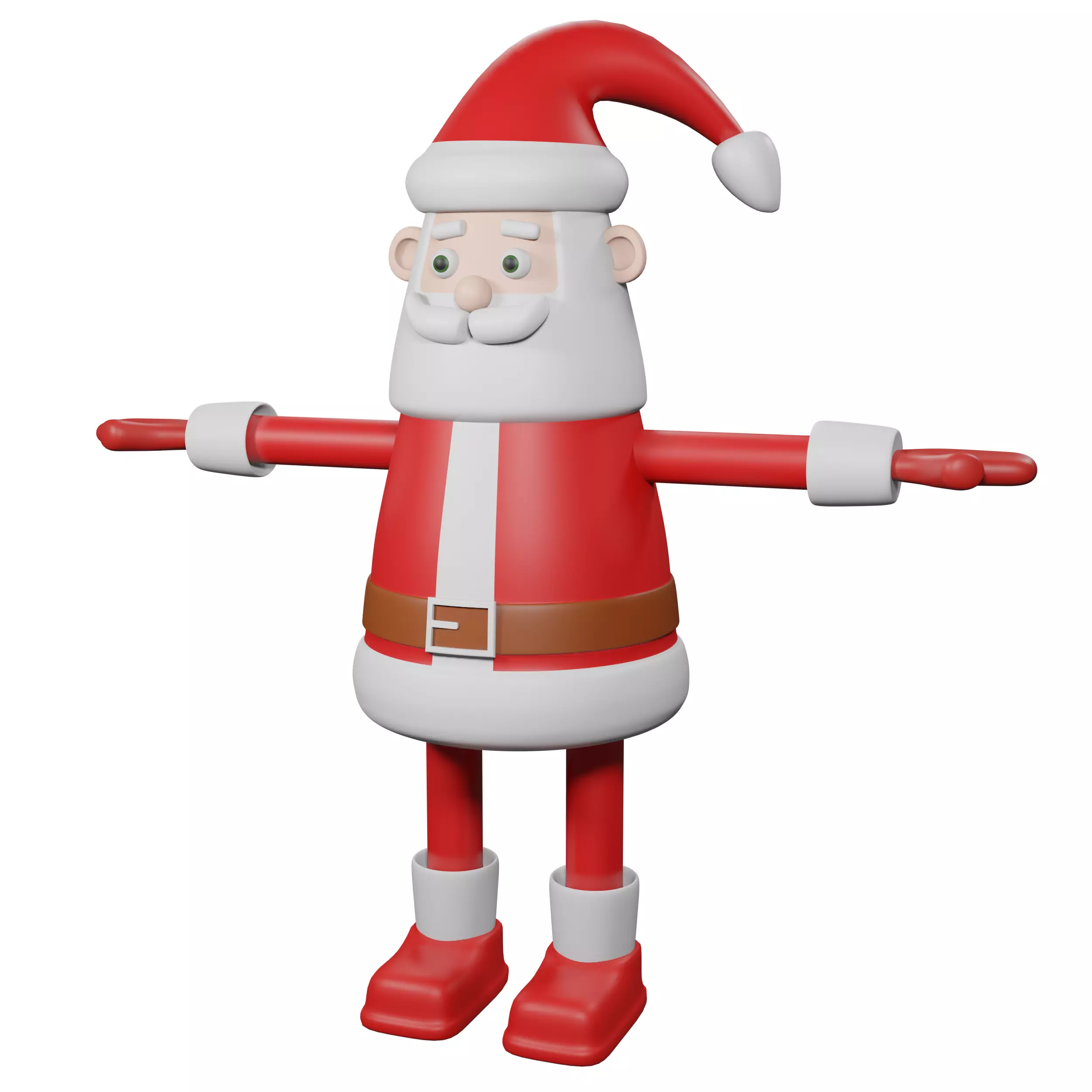 santa claus 3D model