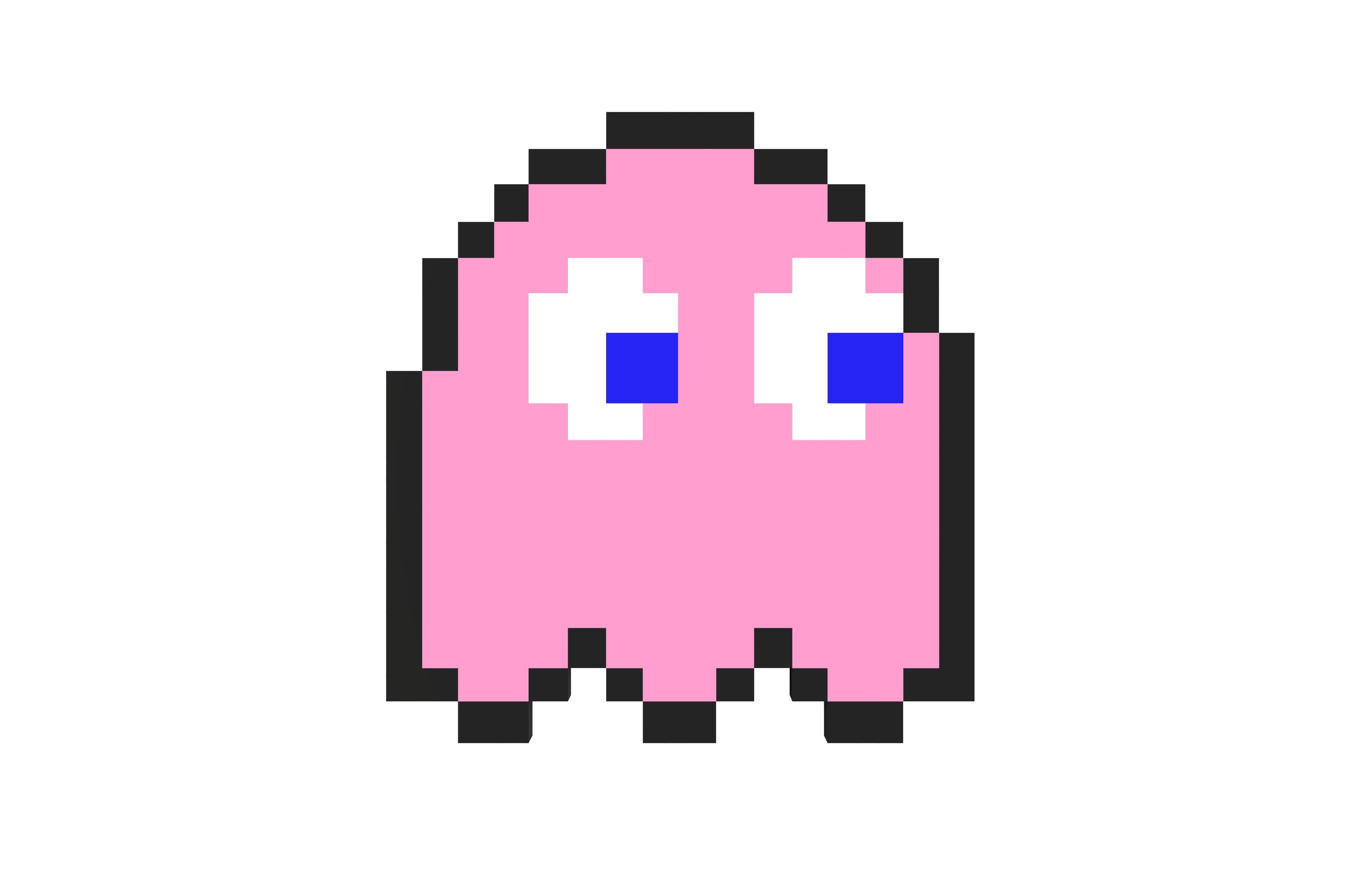 Pixel Pinky v1 001 Low-poly 3D model_1