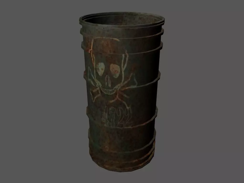 Oil Barrel Free 3D model