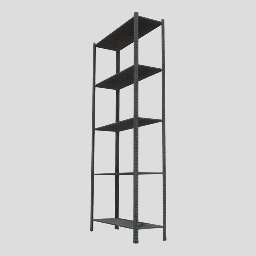 Rack standard Low-poly 3D model_3