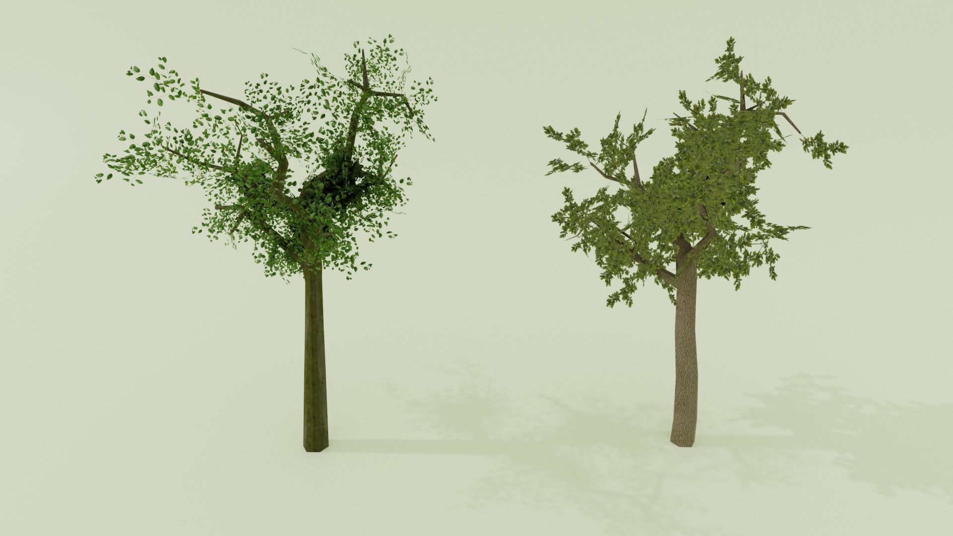 Low-poly Trees for Indie Games Low-poly 3D model_3
