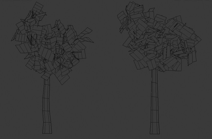 Low-poly Trees for Indie Games Low-poly 3D model_1