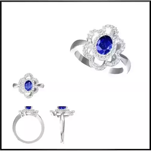 JCD Format Fancy color stone rings cad Diamond jewellery design