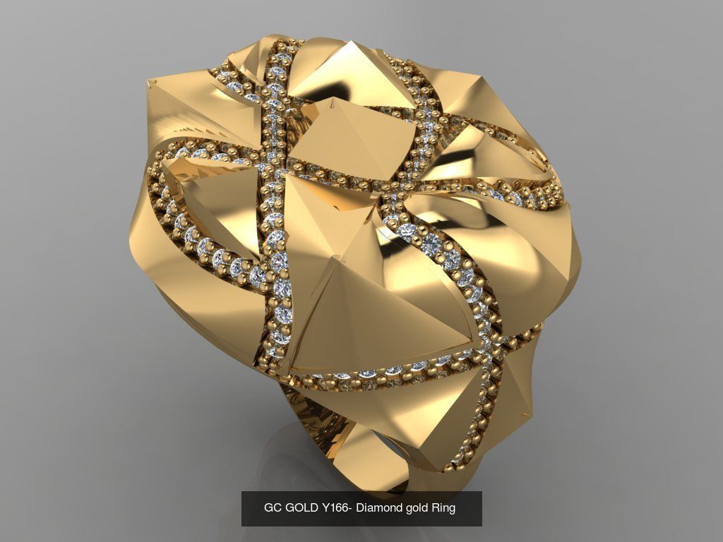 GC GOLD -Diamond gold  3D Model Collection_29
