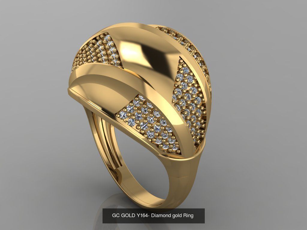 GC GOLD -Diamond gold  3D Model Collection_26