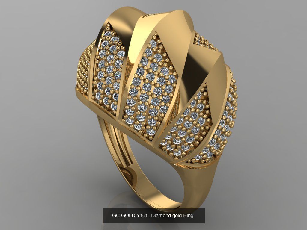GC GOLD -Diamond gold  3D Model Collection_23
