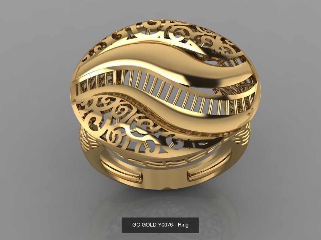 GC GOLD -Diamond gold  3D Model Collection_3