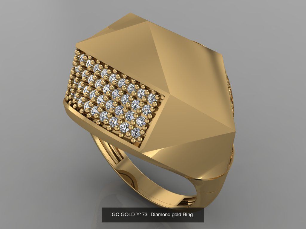 GC GOLD -Diamond gold  3D Model Collection_36