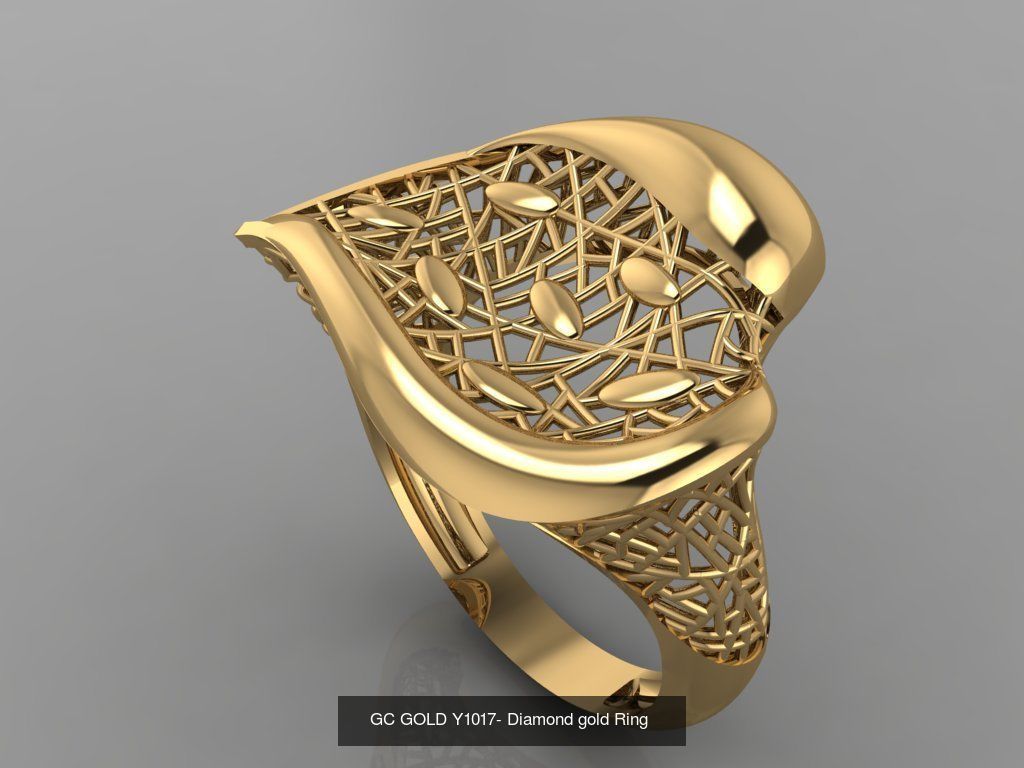 GC GOLD -Diamond gold  3D Model Collection_12