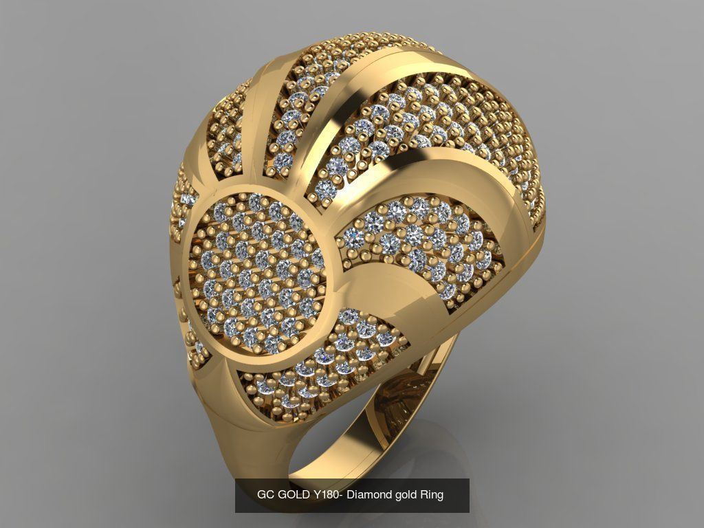 GC GOLD -Diamond gold  3D Model Collection_43