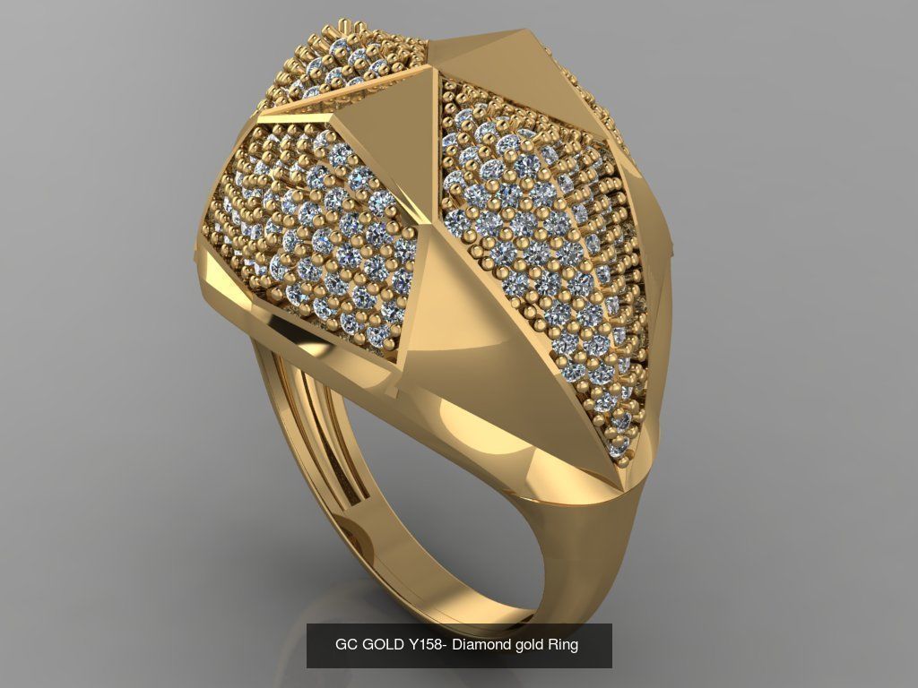 GC GOLD -Diamond gold  3D Model Collection_20
