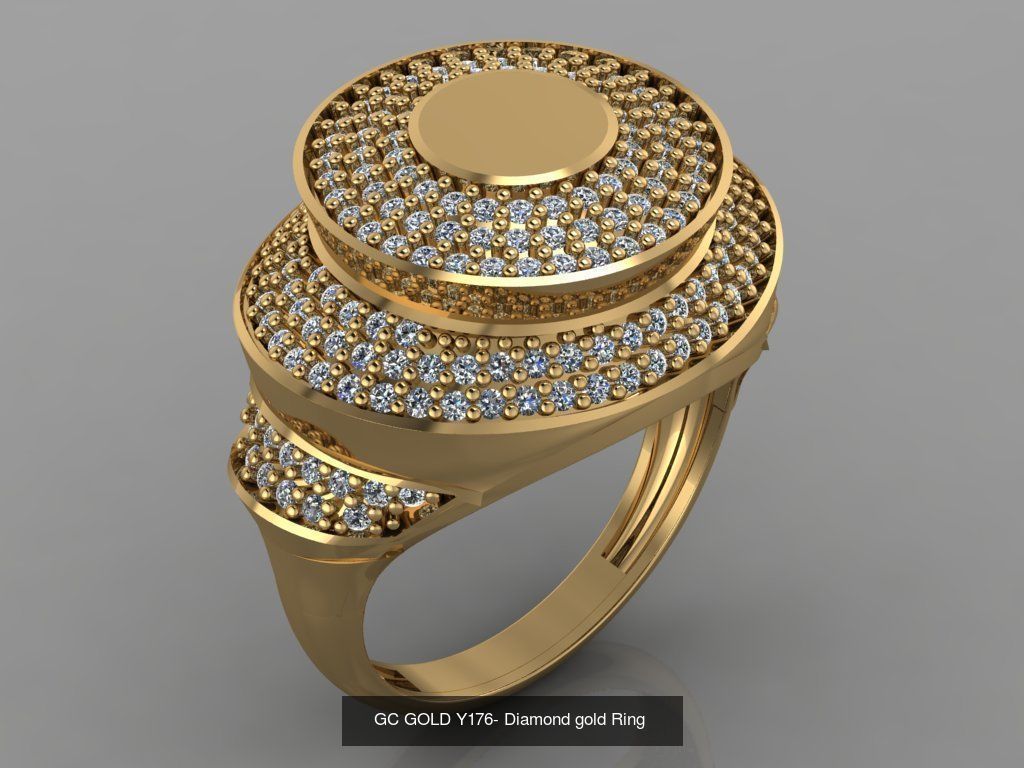 GC GOLD -Diamond gold  3D Model Collection_39