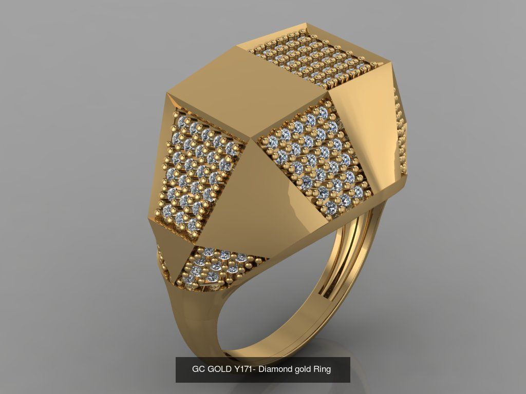 GC GOLD -Diamond gold  3D Model Collection_34