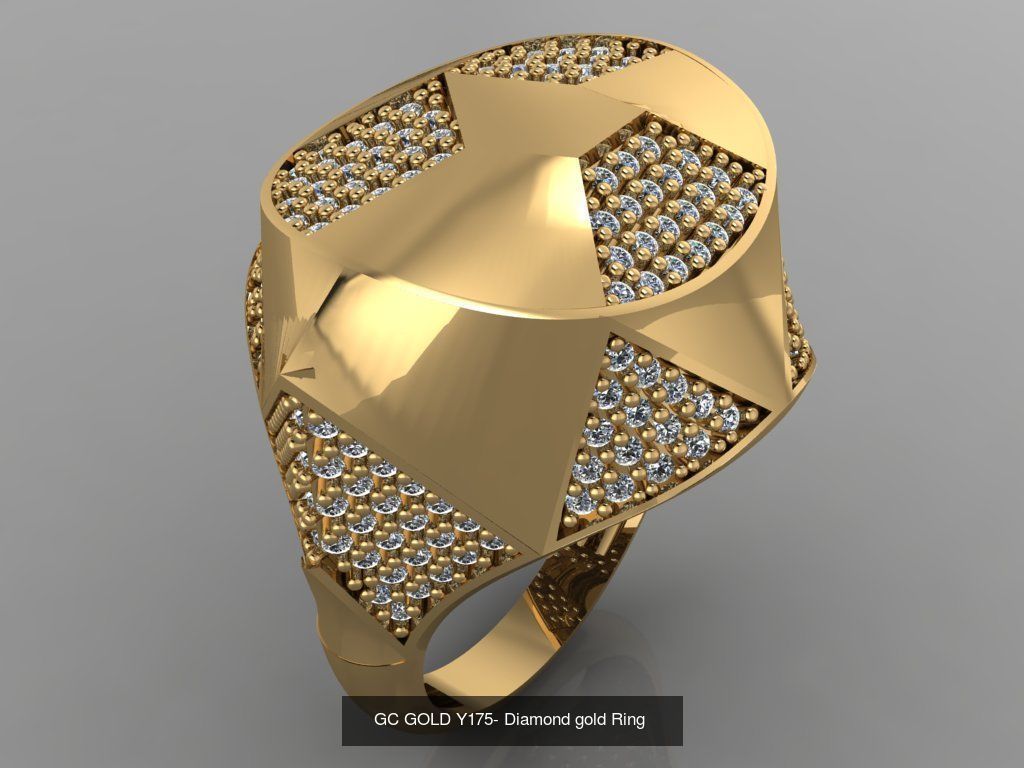 GC GOLD -Diamond gold  3D Model Collection_38