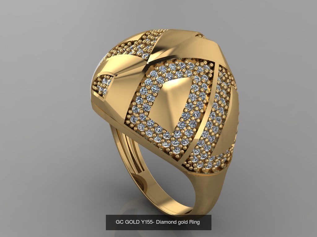 GC GOLD -Diamond gold  3D Model Collection_17