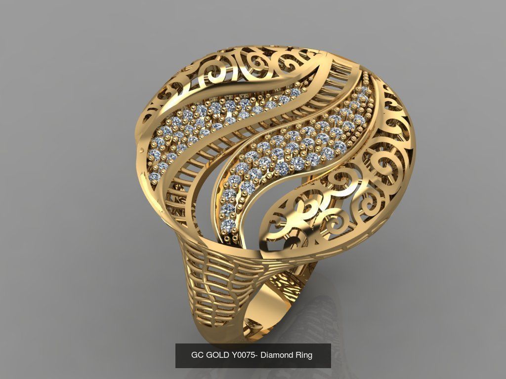 GC GOLD -Diamond gold  3D Model Collection_1