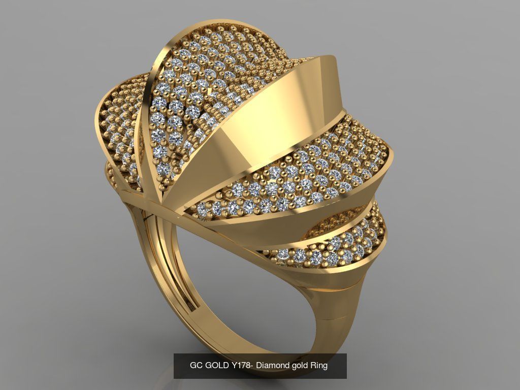 GC GOLD -Diamond gold  3D Model Collection_41