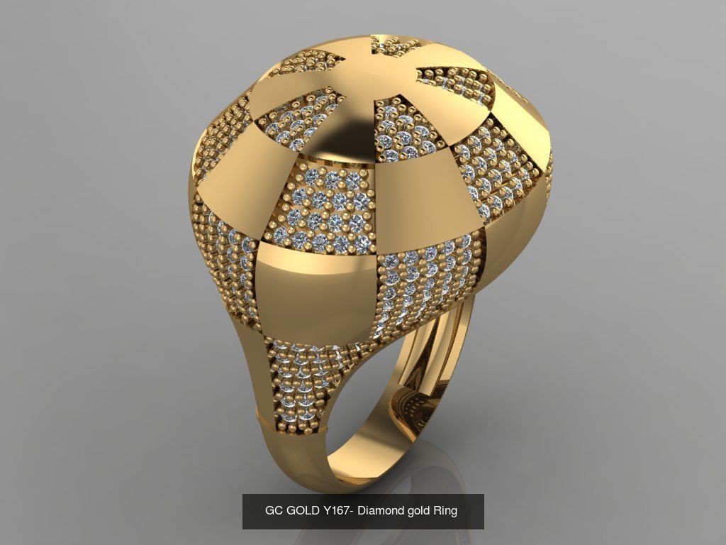GC GOLD -Diamond gold  3D Model Collection_30