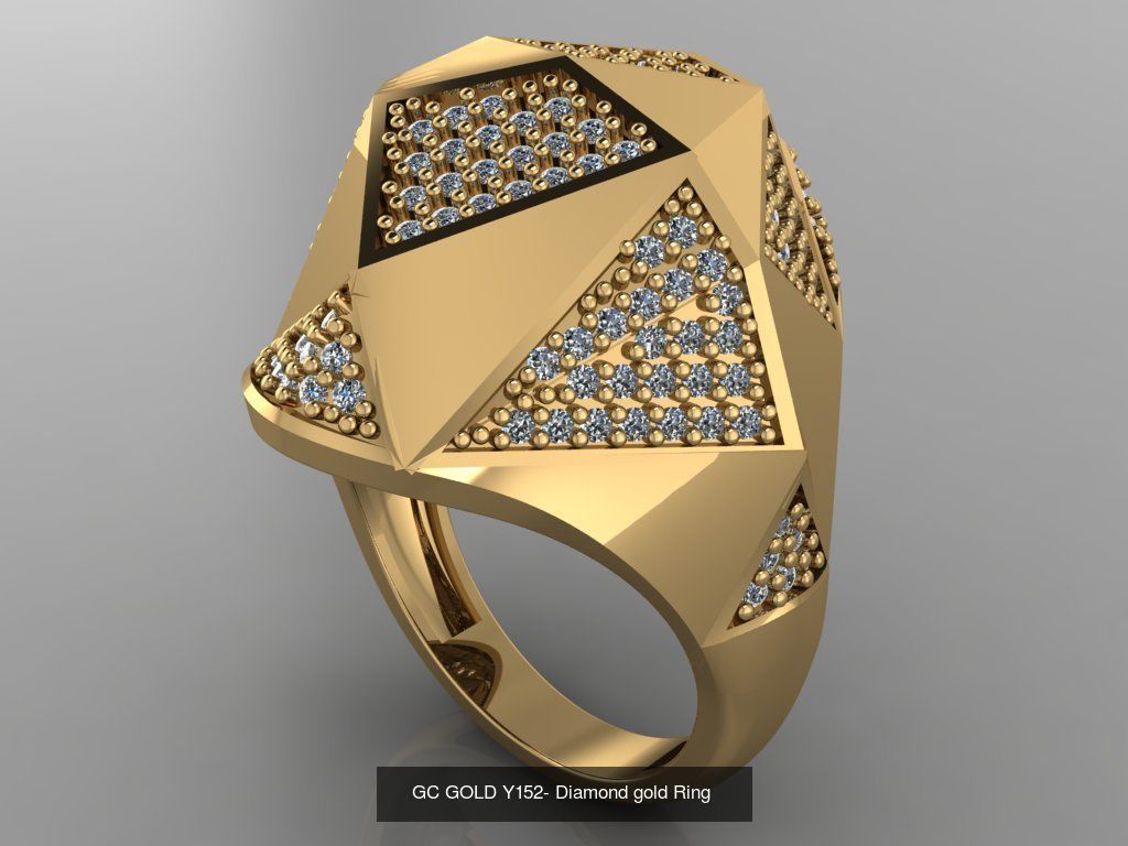 GC GOLD -Diamond gold  3D Model Collection_14