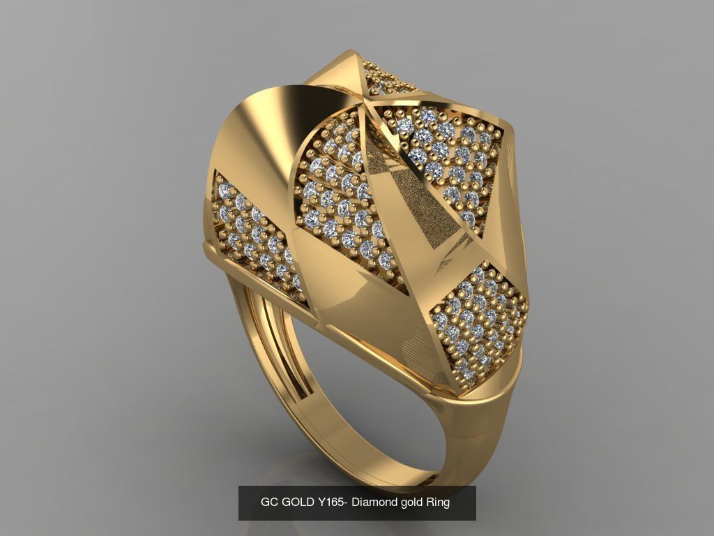 GC GOLD -Diamond gold  3D Model Collection_28