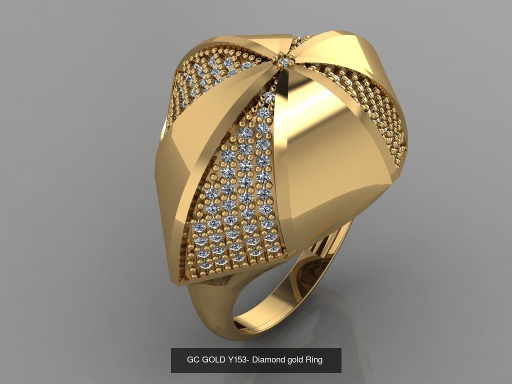 GC GOLD -Diamond gold  3D Model Collection_15
