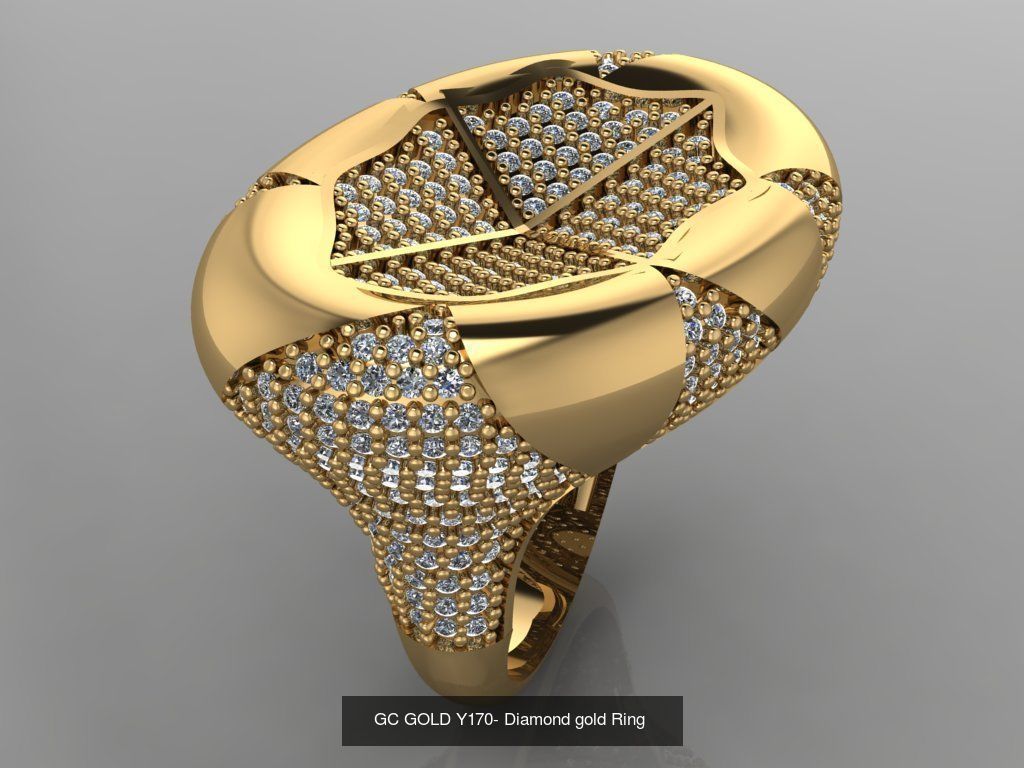 GC GOLD -Diamond gold  3D Model Collection_33