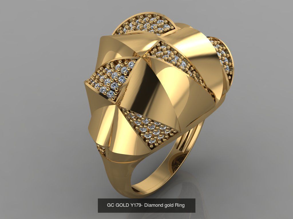 GC GOLD -Diamond gold  3D Model Collection_42