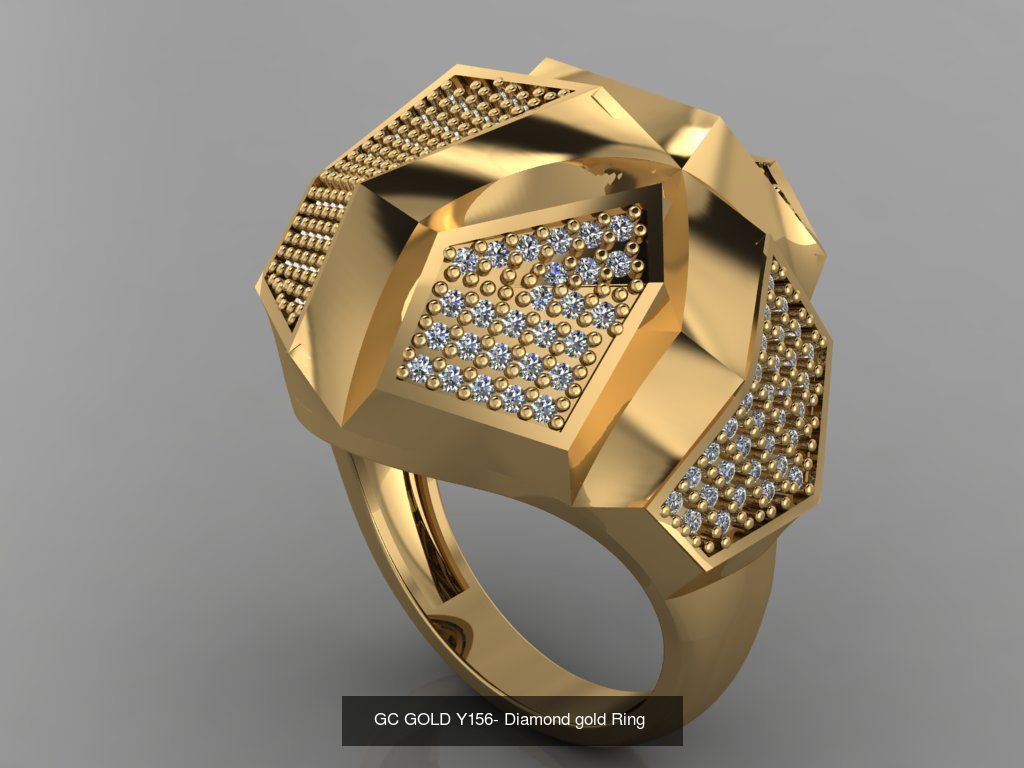 GC GOLD -Diamond gold  3D Model Collection_18