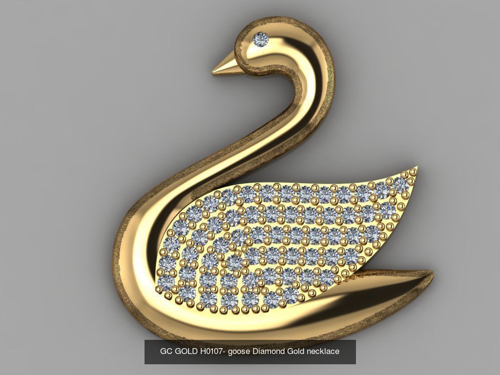 GC GOLD - Diamond gold  3D Model Collection_138