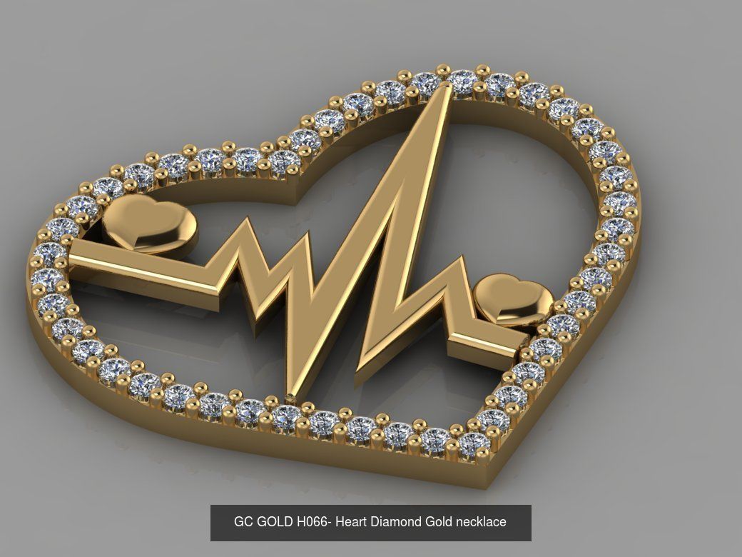 GC GOLD - Diamond gold  3D Model Collection_97