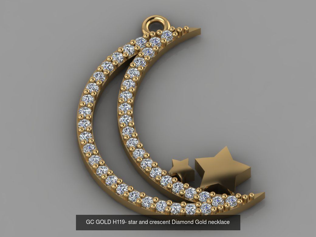 GC GOLD - Diamond gold  3D Model Collection_150