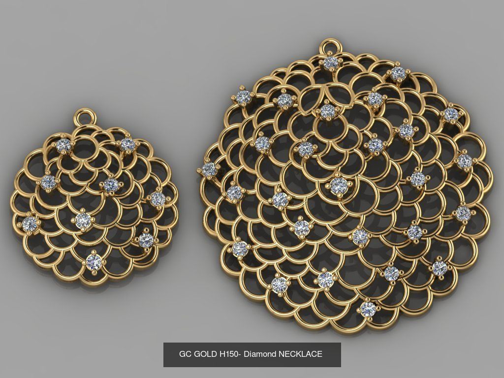 GC GOLD - Diamond gold  3D Model Collection_181