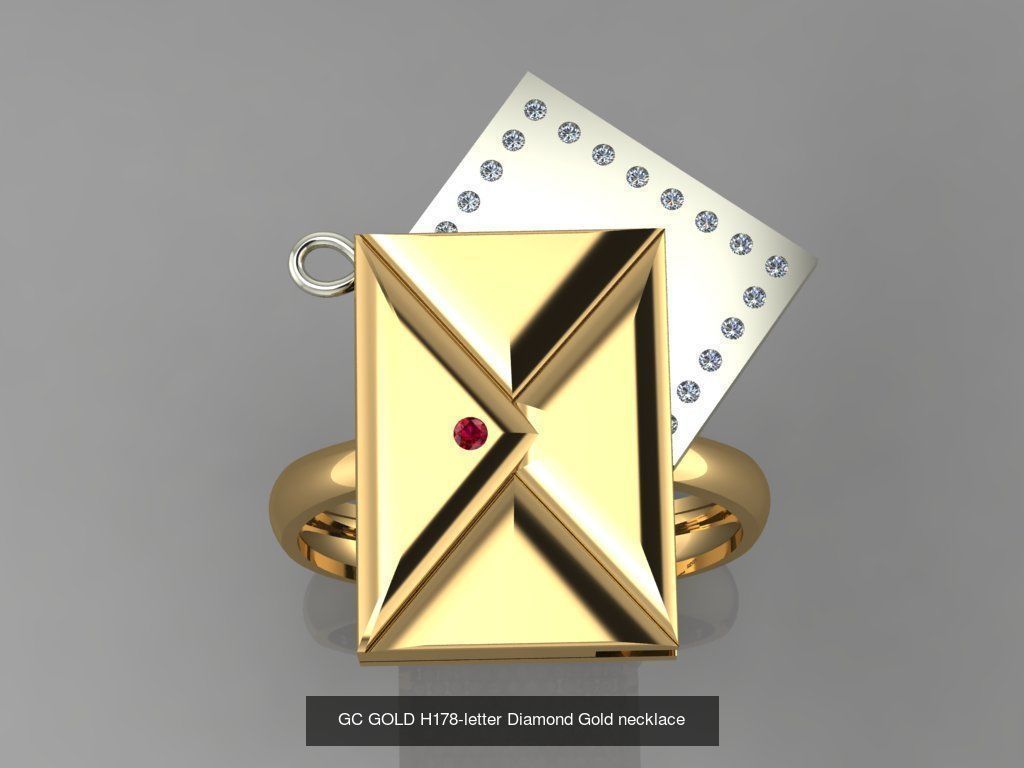 GC GOLD - Diamond gold  3D Model Collection_210